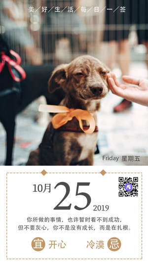 简约文艺清新谷雨微信封面首图