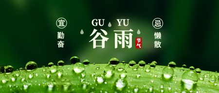 传统节日谷雨微信首图
