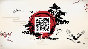 创意趣味热点传统节气白露公众号二维码
