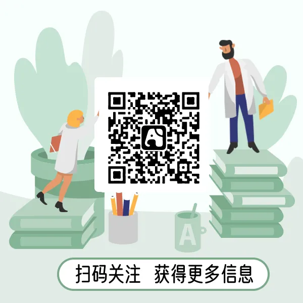 简约扁平阅读类方形二维码