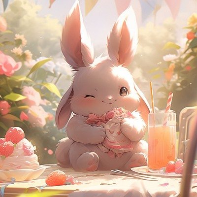 可爱小兔子头像