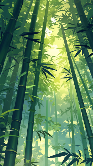 竹林绿色壁纸