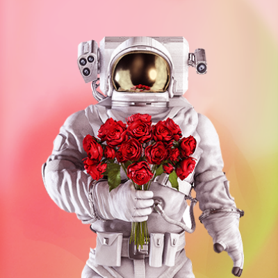 玫瑰宇航员头像