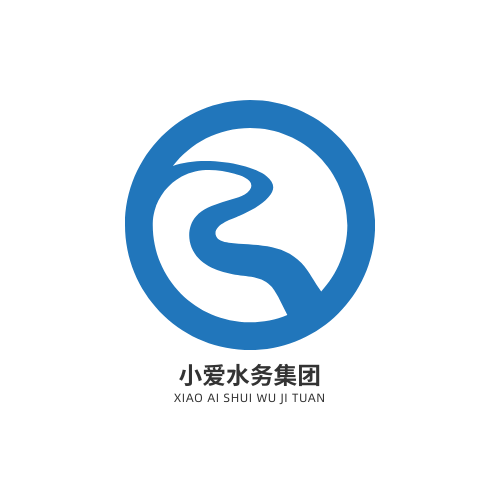 简约河流字母图形logo