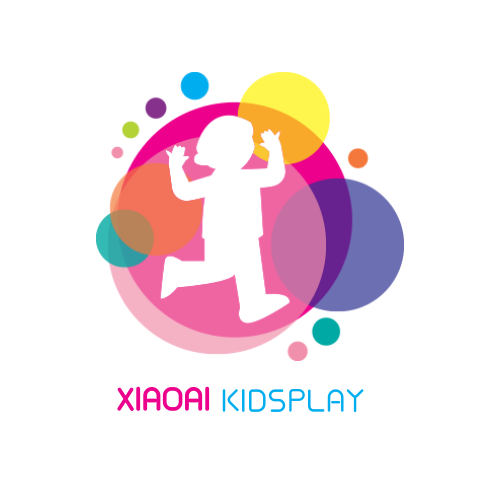 五彩缤纷儿童开心玩耍主题logo