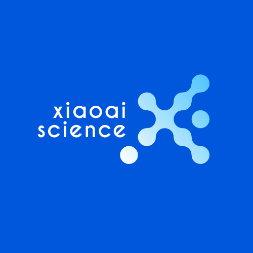 蓝色科技感抽象图形logo
