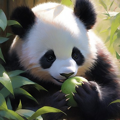 熊猫头像可爱