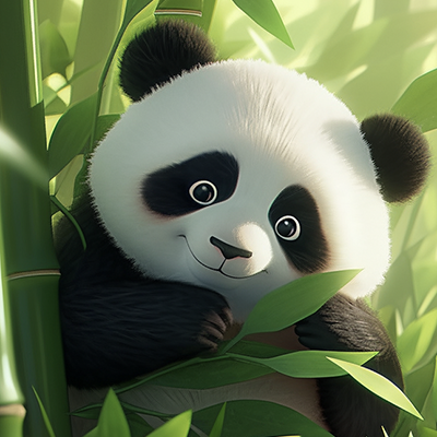 熊猫头像可爱