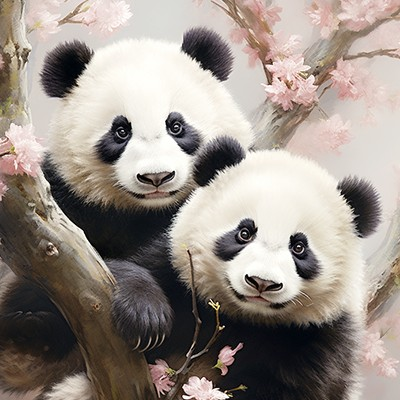 熊猫卡通可爱