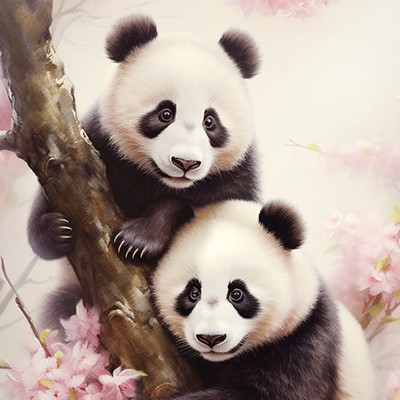 熊猫卡通可爱