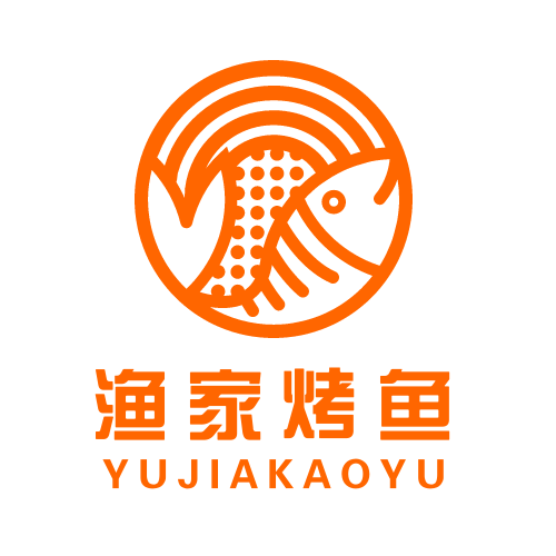 餐饮店烤鱼店logo标识设计