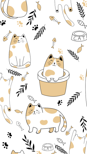 可爱小猫手机壁纸