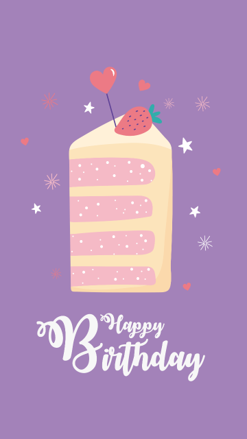 生日蛋糕手机壁纸