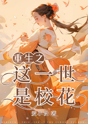 橙色插画小说书籍封面