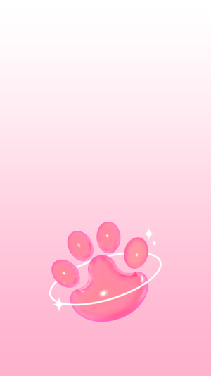 粉色爪子手机壁纸