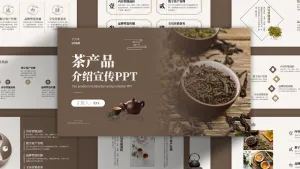 茶产品介绍中国风高端PPT模板